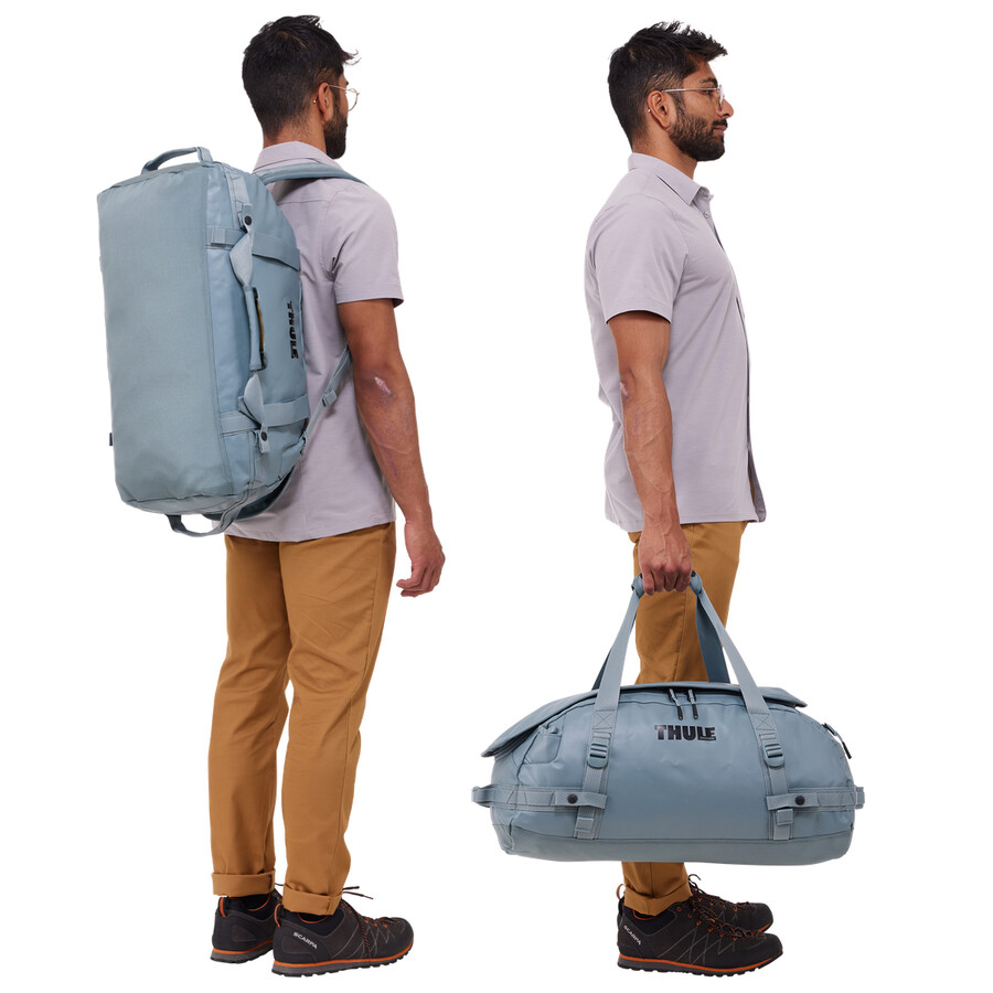 bolsa de lona de 40 l color gris estanque